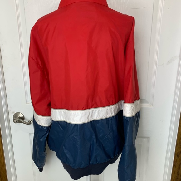 Polaris Vintage 1980’s Indy Lite Motor Sports Windbreaker Jacket Red Large? XL? - Picture 7 of 11